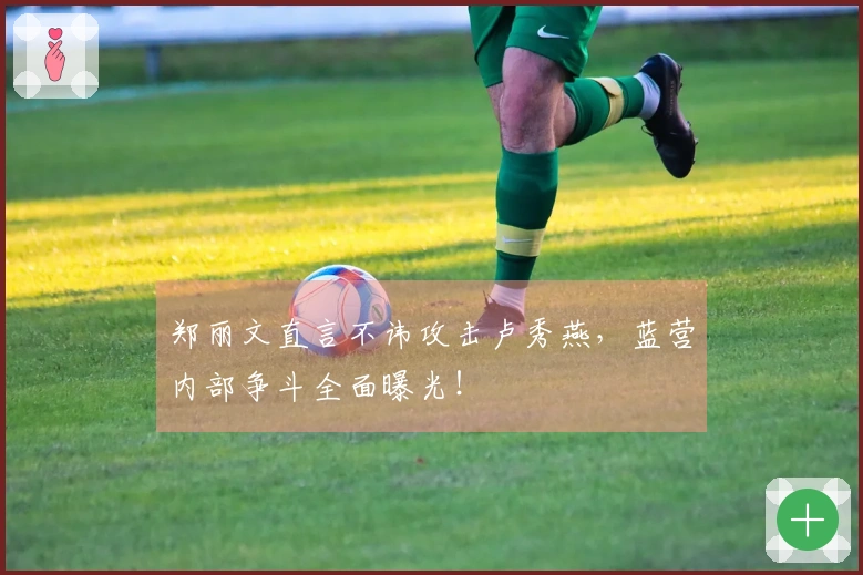 郑丽文直言不讳攻击卢秀燕，蓝营内部争斗全面曝光！